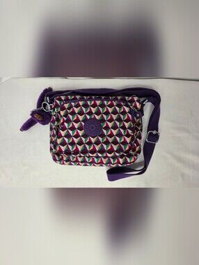 Kipling Purple Nylon Crossbody Bag